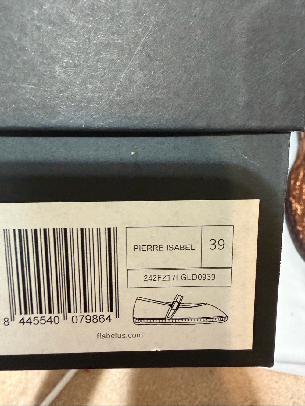 Flabelus Pierre Isabelle Metallic Copper Mary Jane Flats Eu 39 Nib Handmade Spai — image 6 of 8
